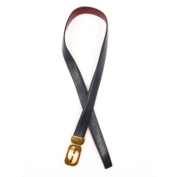 Gucci Navy/Burgundy Reversible Belt main image 6